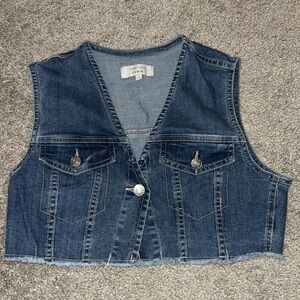 Jean tank top